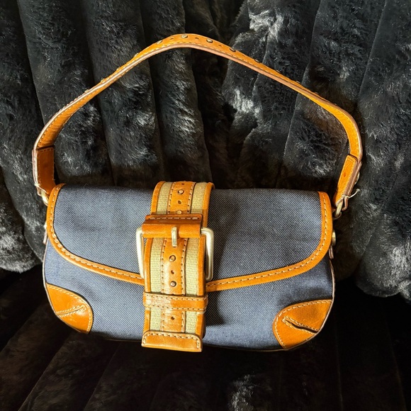 Michael Kors Y2K Denim Buckle boho shoulder bag bratz - Picture 6 of 16